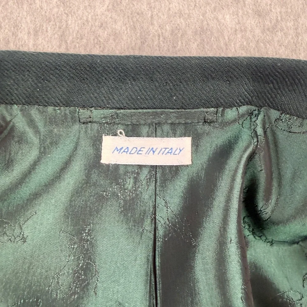 Vintage Brioni Blazer Mens 40 Green 100% Cashmere Cuzzens Sport‎ Coat Italy